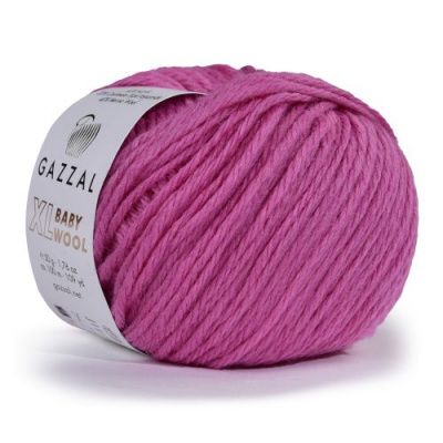 GAZZAL BABY WOOL XL 831; Состав: 40% Шерсть мериноса, 20% Кашемир ПА, 40% Акрил; 50 г/100 м